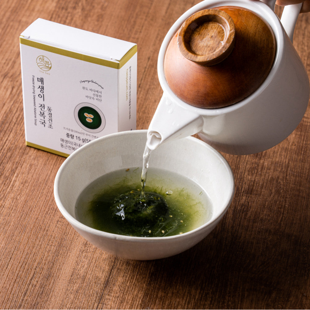 Freeze Dried Maesaengi Seaweed Abalone Soup 매생이 전복국 (15g) Seoul Recipe HK