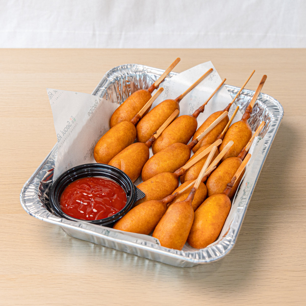 Seoul Recipe] Mini Sausage Corn Dog (10pcs) 미니 핫도그 (10개