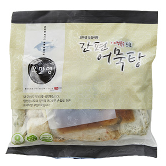Assorted Fish Cake (with Soup sauce) (Frozen) 간편 어묵탕 (냉동) (550g)