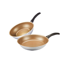 Load image into Gallery viewer, Never Stick Frying Pan Gold 네버스틱 후라이팬 골드 (22cm/28cm)