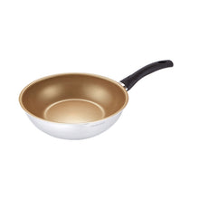 Load image into Gallery viewer, Never Stick Wok - Gold (22cm/28cm) 네버스틱 궁중팬 - 골드 (22cm/28cm)