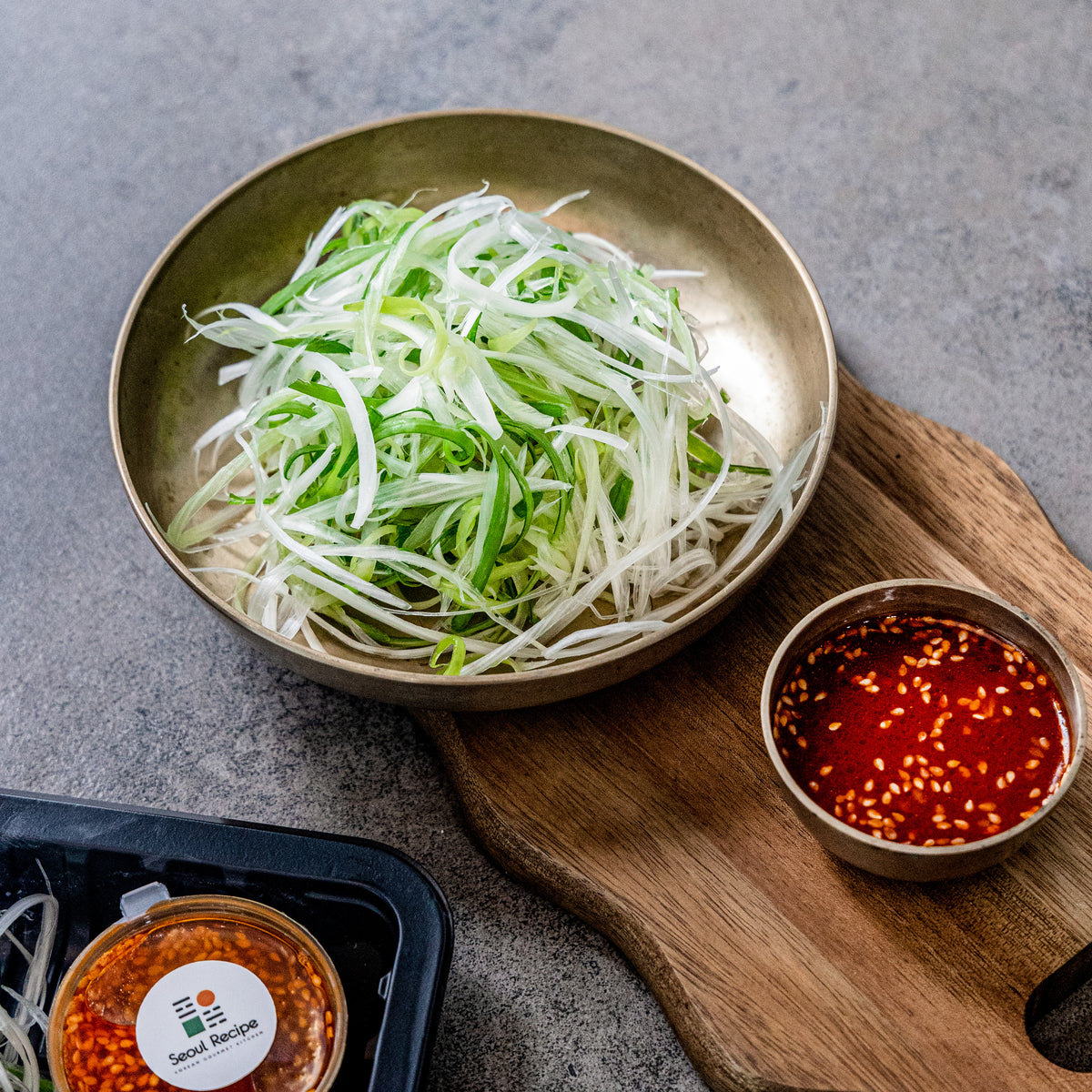[Seoul Recipe] Spring Onion Salad Meal Kit 파채 무침 밀키트 (150g)
