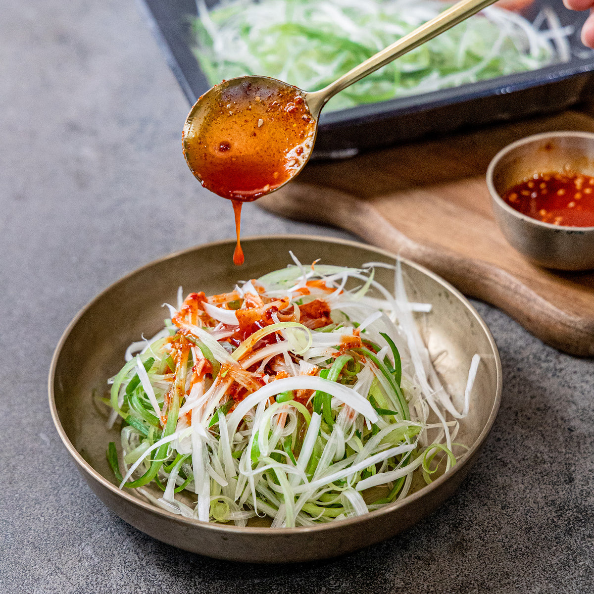 [Seoul Recipe] Spring Onion Salad Meal Kit 파채 무침 밀키트 (150g)