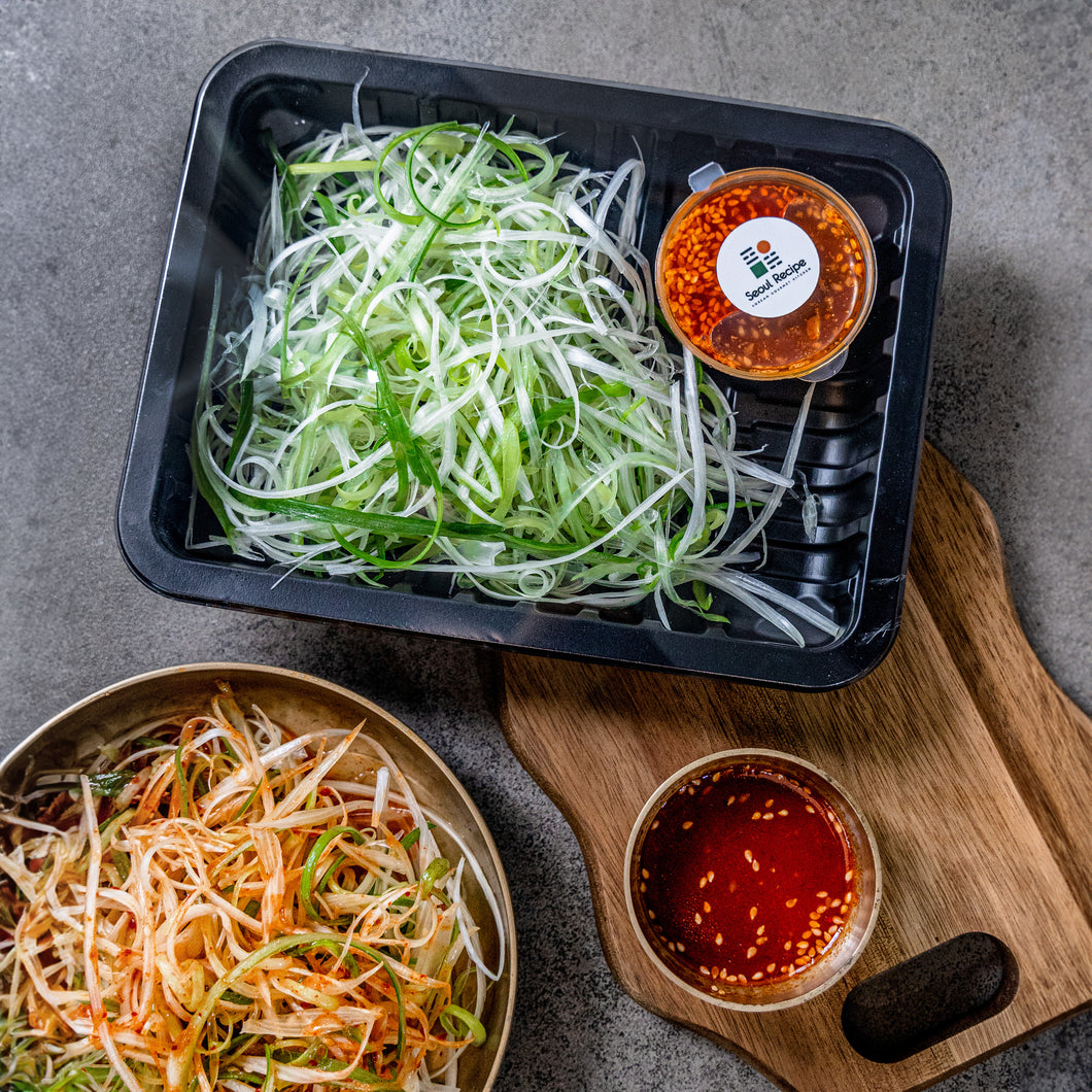 [Seoul Recipe] Spring Onion Salad Meal Kit 파채 무침 밀키트 (150g)