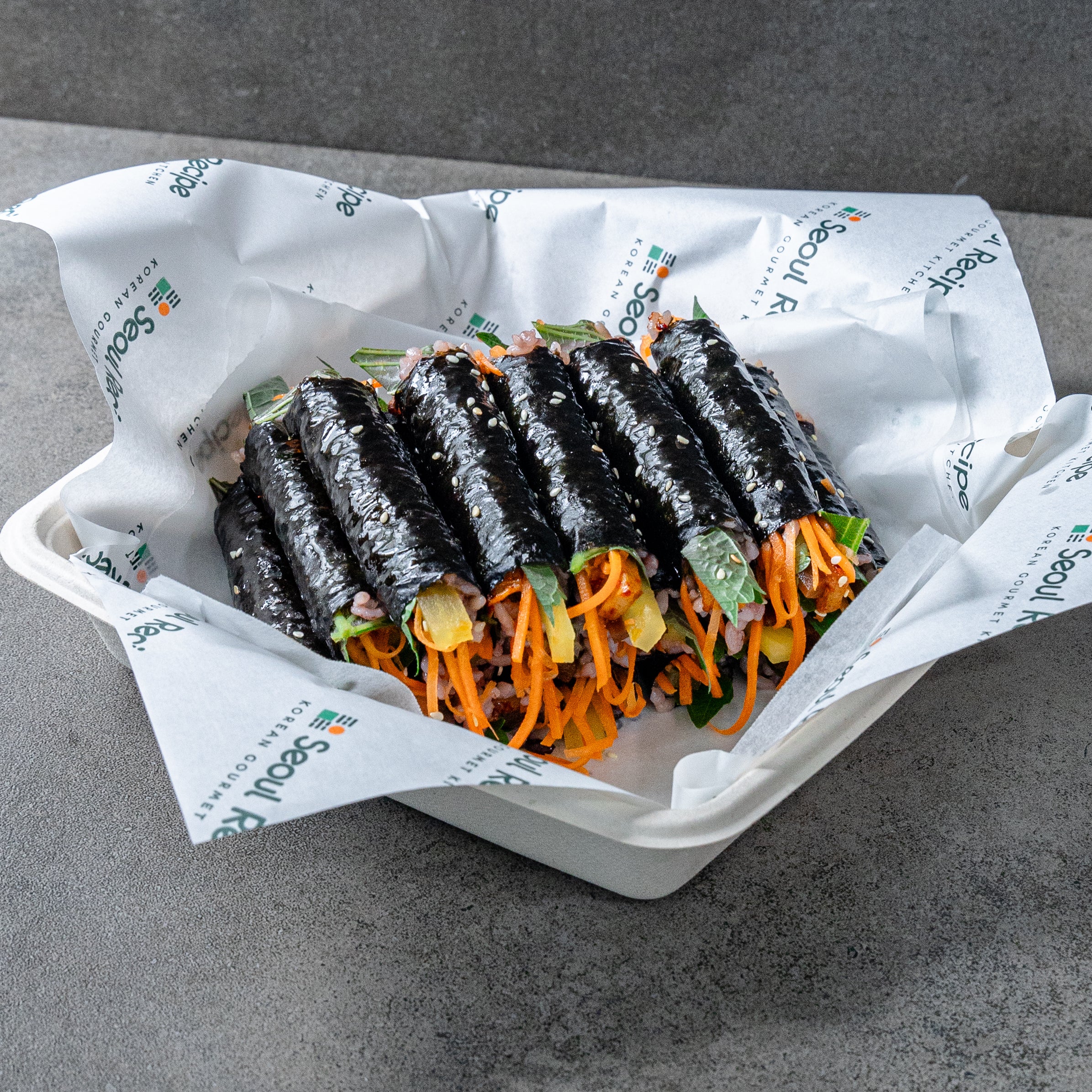 [Seoul Recipe] Mini Gimbap (20 Rolls) 미니 김밥 (20줄)