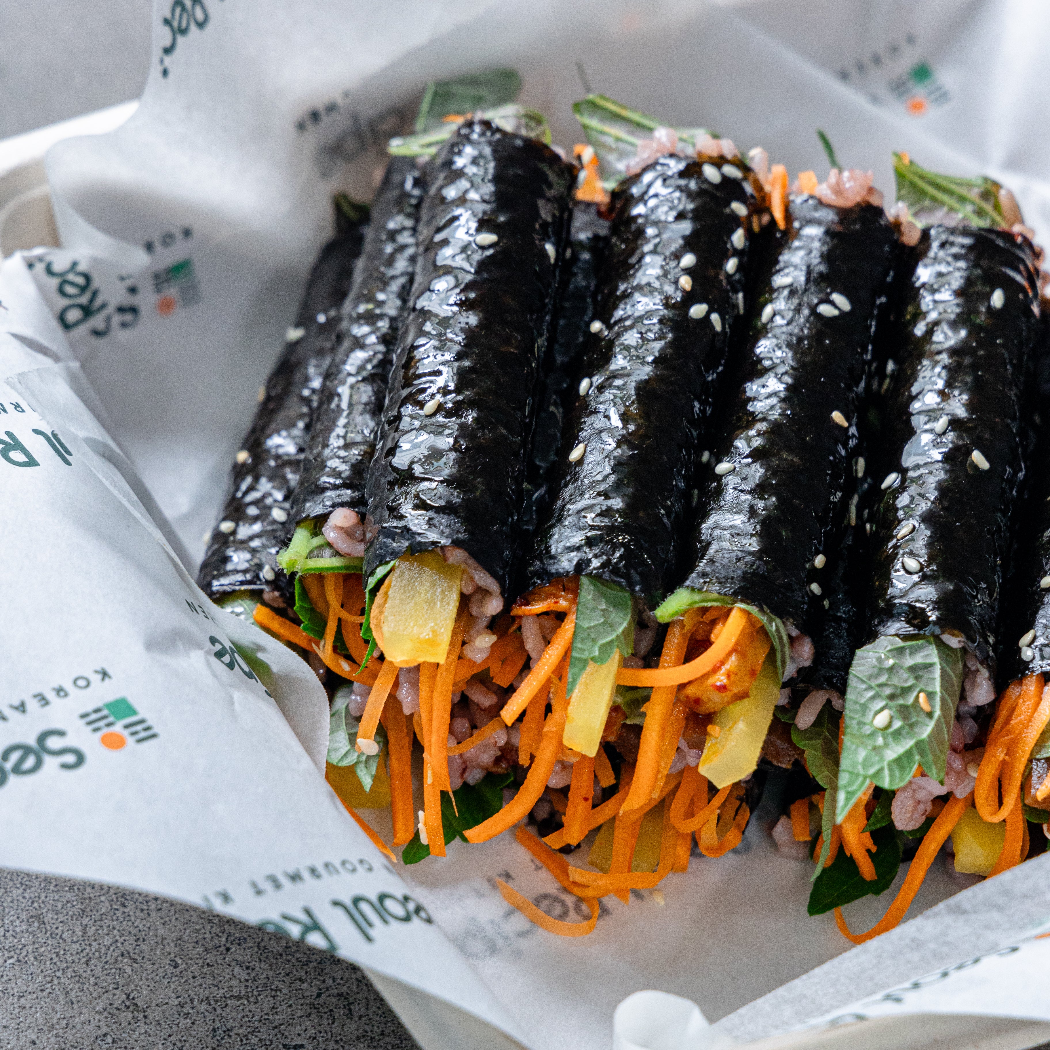 [Seoul Recipe] Mini Gimbap (20 Rolls) 미니 김밥 (20줄)