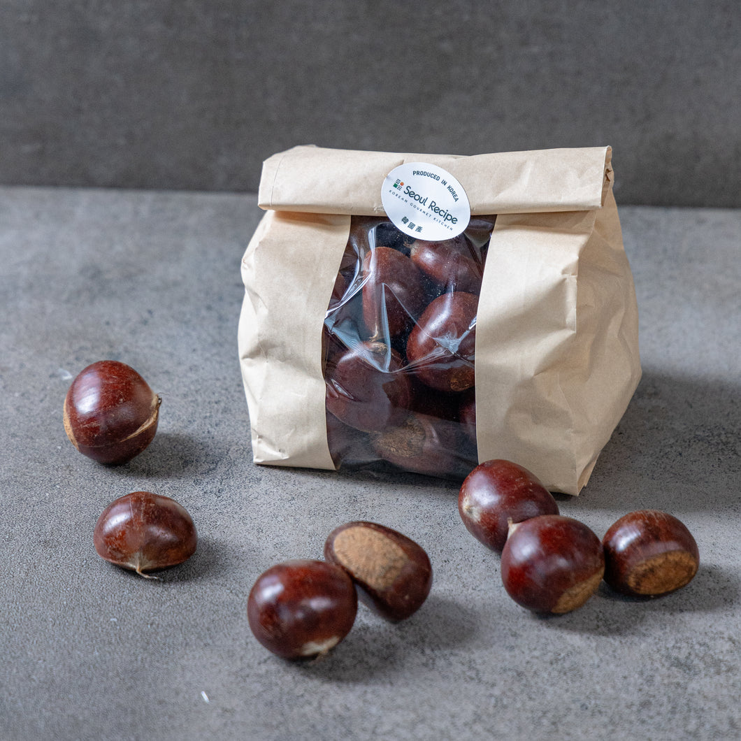 [Seoul Recipe] Ok-Kwang Chestnuts from Korea 한국산 밤의 황제, 옥광 밤 (500g)