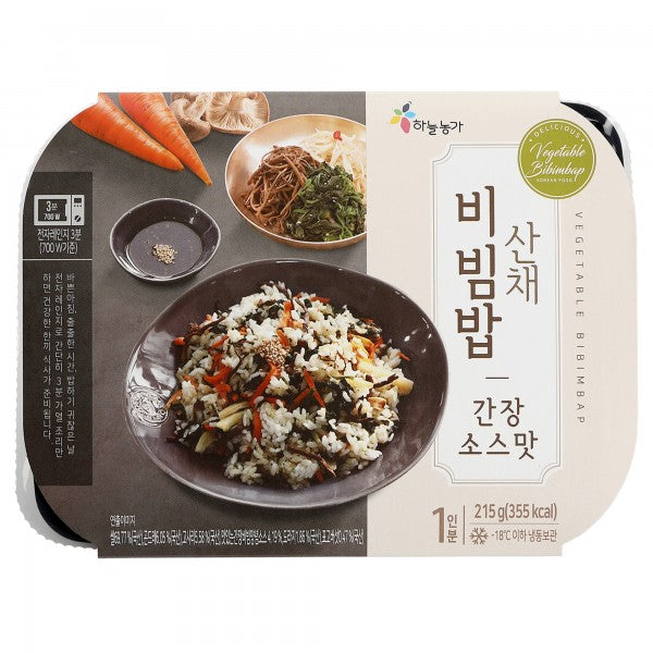 Vegetable Bibimbap (3 Kinds) (Frozen) 산채/곤드레 비빔밥 (3종) (냉동) (215g)