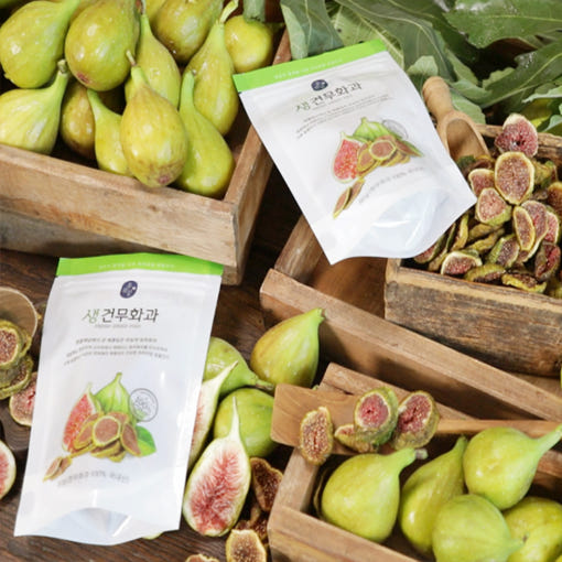 [Muwhadam] Pure Fresh Green Dried-fig [무화담] 청정 생 건무화과 (50g)