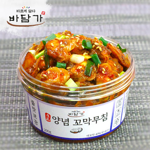 [Badamga] Seasoned Cockle Moochim (Frozen) [바담가] 양념 꼬막장 (200g)