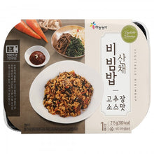 Load image into Gallery viewer, Vegetable Bibimbap (3 Kinds) (Frozen) 산채/곤드레 비빔밥 (3종) (냉동) (215g)
