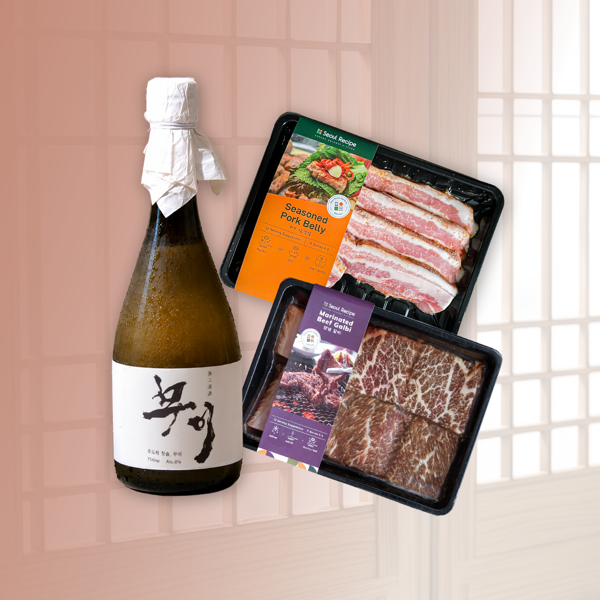 MUI Makgeolli & SR Best Selling Meat Set