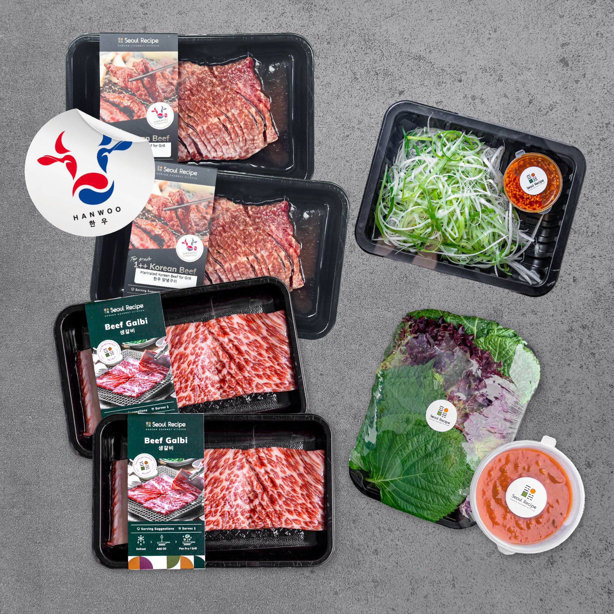 Beef Lover BBQ Set 소고기 매니아 세트 (3-4ppl)