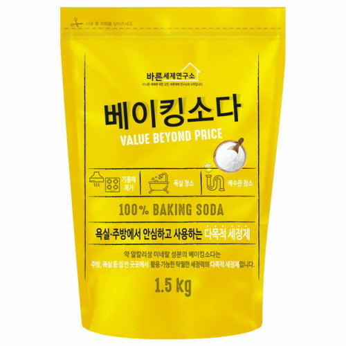 Baking Soda 바른세제연구소 베이킹소다 (1.5kg)