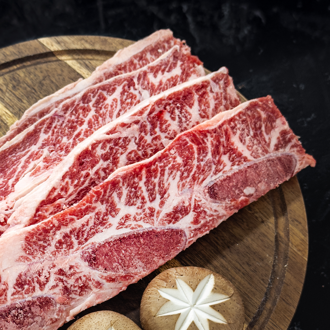 [Seoul Recipe] Canadian Beef Short Rib Slice LA Galbi (Frozen) 캐나다산 LA 갈비 (냉동) (500g / 1kg)