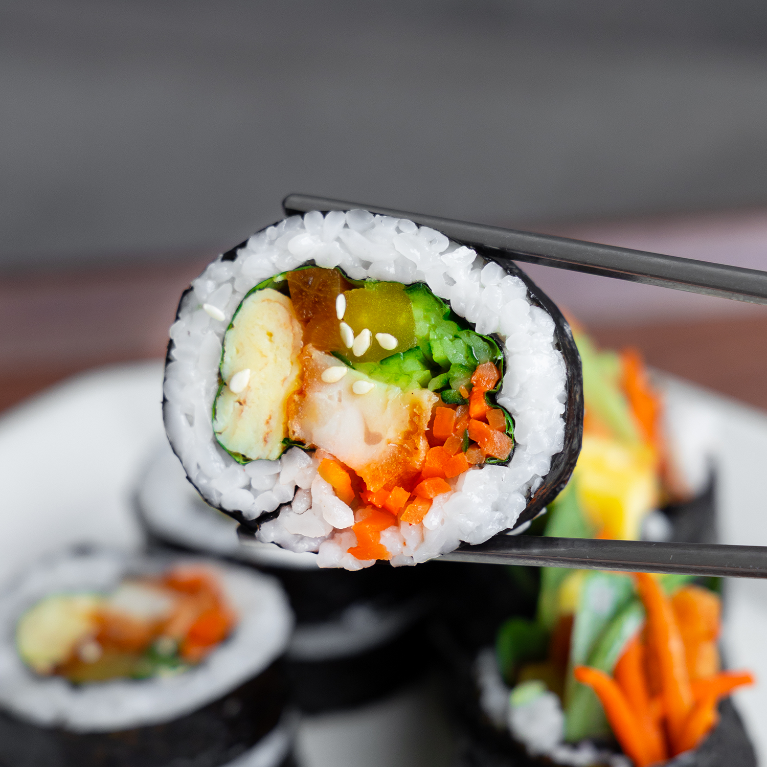 [Seoul Recipe] Chicken Tender Gimbap 치킨텐더 김밥 (2 Rolls)