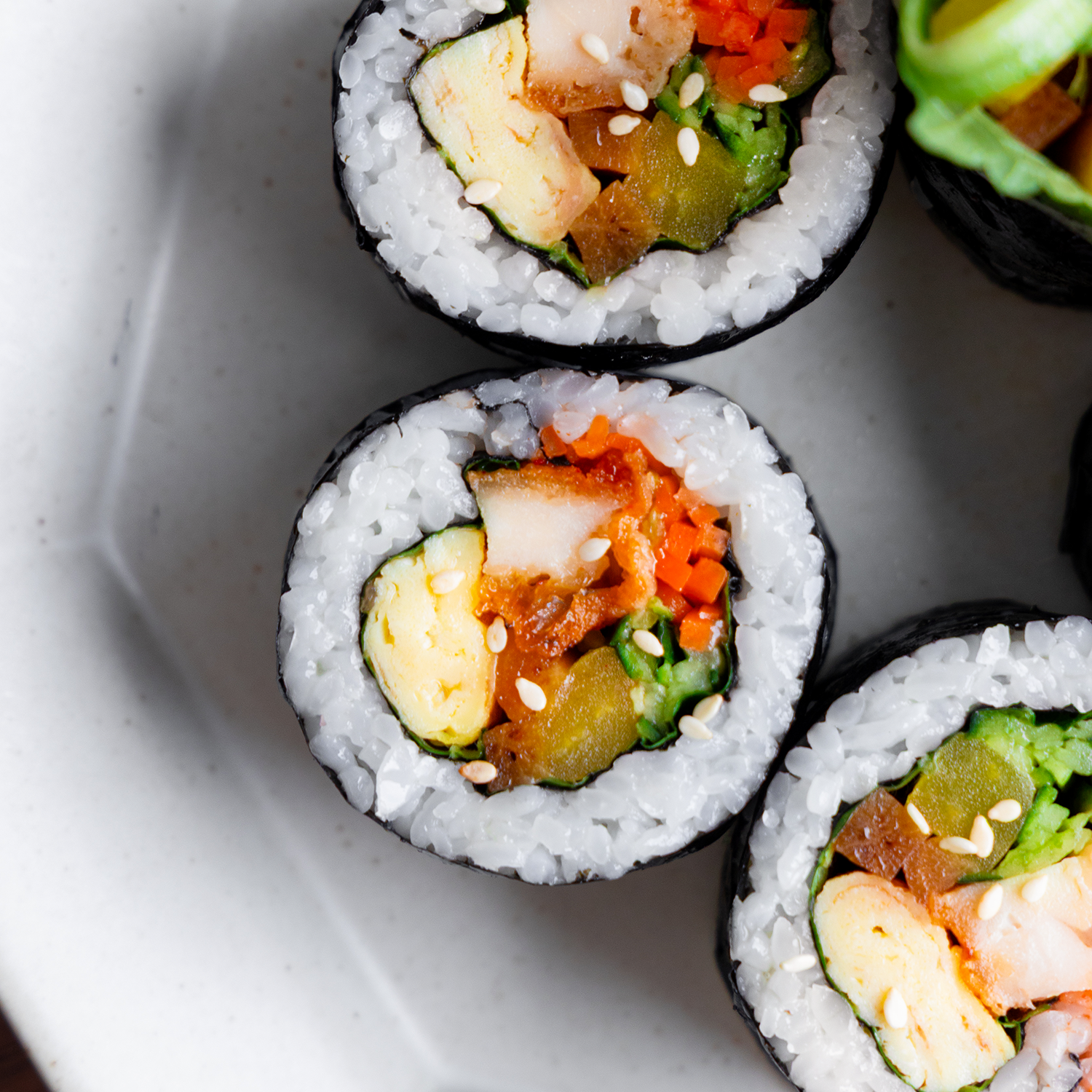 [Seoul Recipe] Chicken Tender Gimbap 치킨텐더 김밥 (2 Rolls)