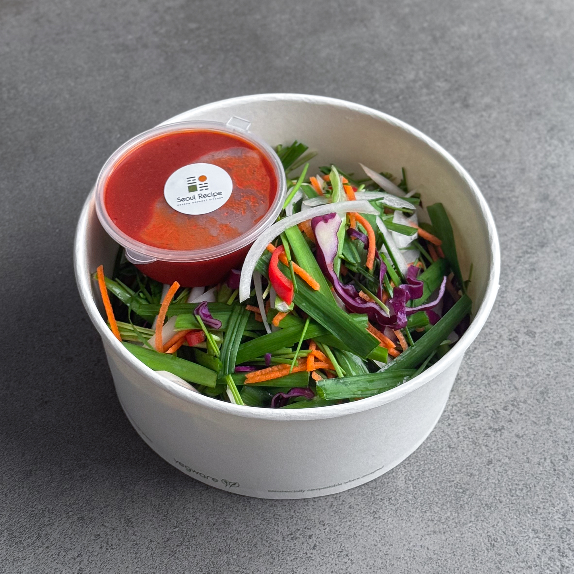 [Seoul Recipe] Chive Spring Onion Salad 부추양파 샐러드 (300g)