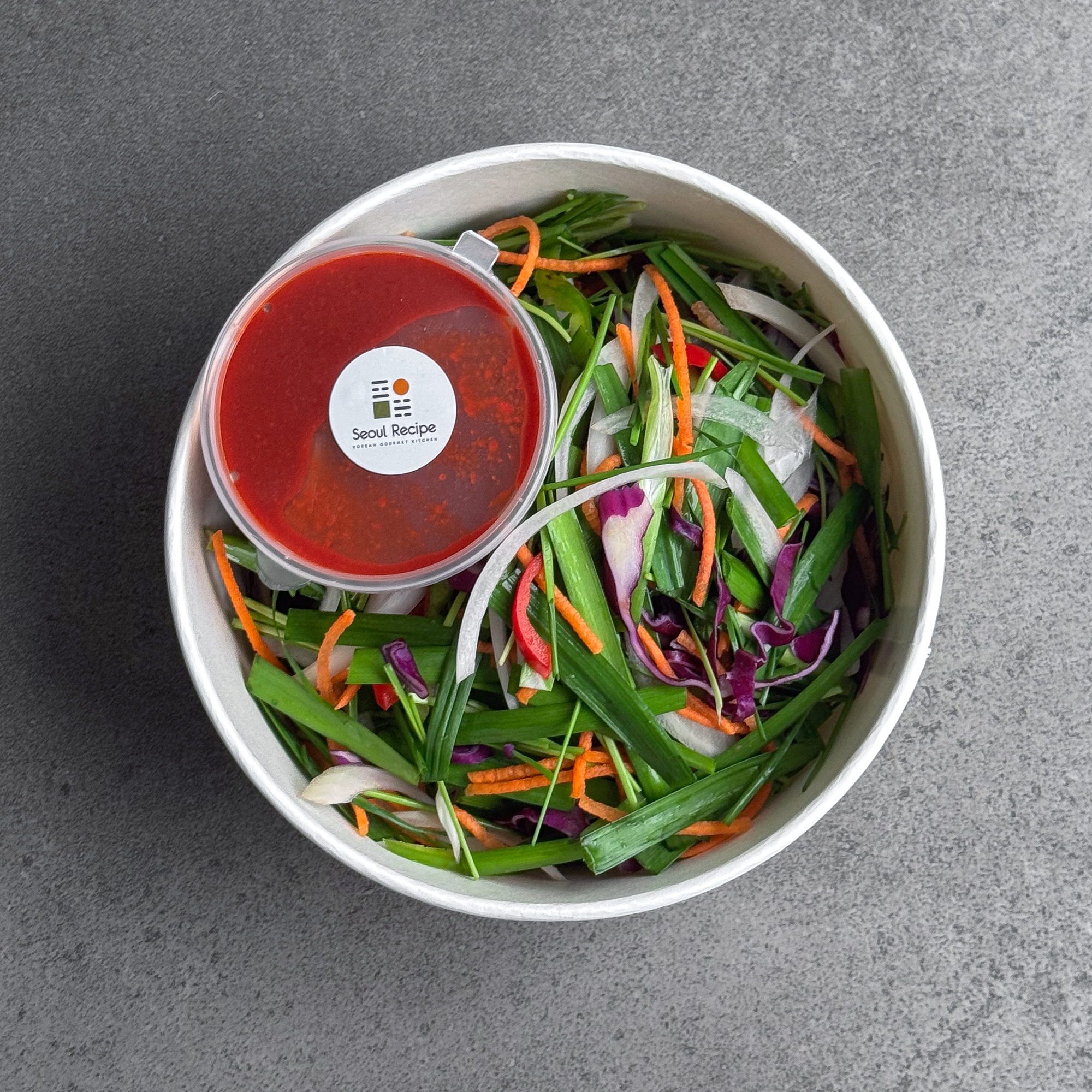 [Seoul Recipe] Chive Spring Onion Salad 부추양파 샐러드 (300g)