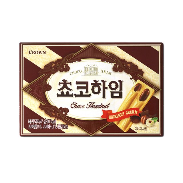 Choco Cream Wafers with Hazelnuts (Choco Heim) 쵸코하임 (47g)