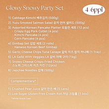Load image into Gallery viewer, 🌟 [Seoul Recipe] Glowy Snowy Party Set 화사한 눈꽃 연말 파티 세트 (4-6ppl / 10-12ppl)
