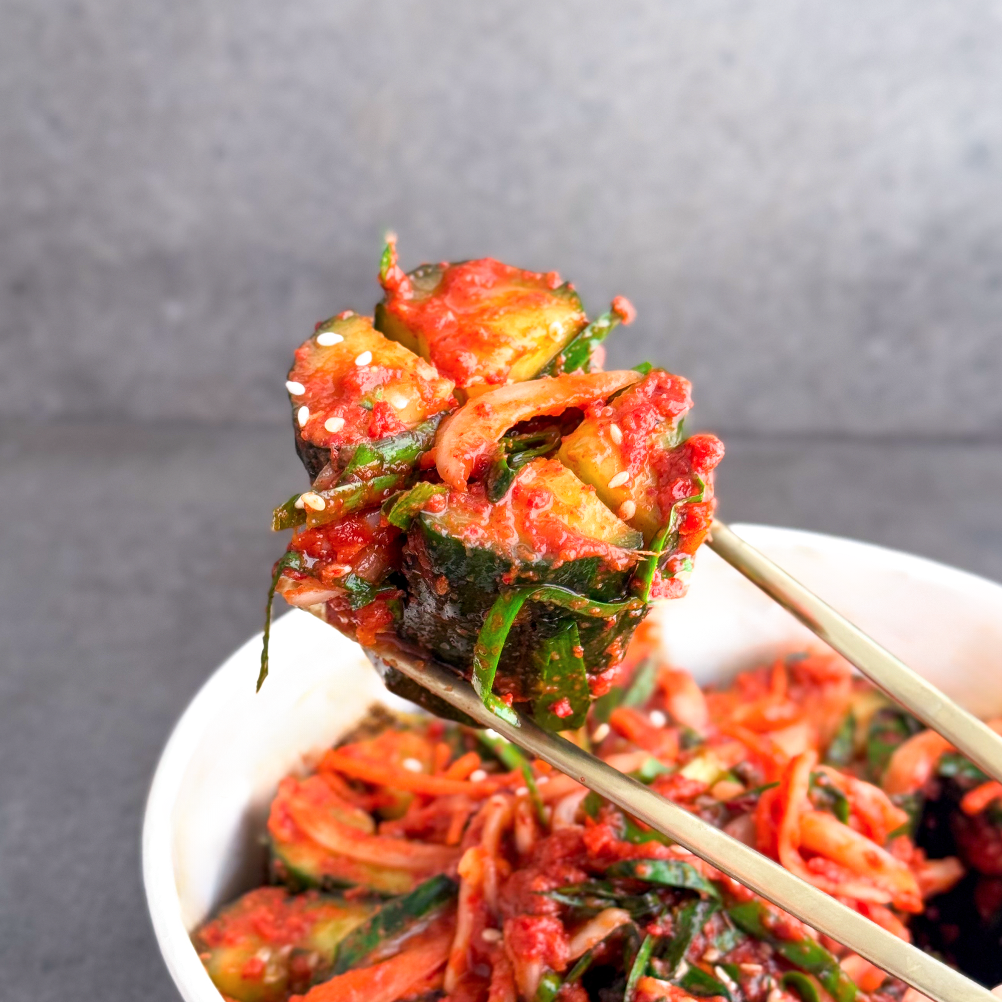 [Seoul Recipe] Cucumber Kimchi 오이 소박이 (1kg)