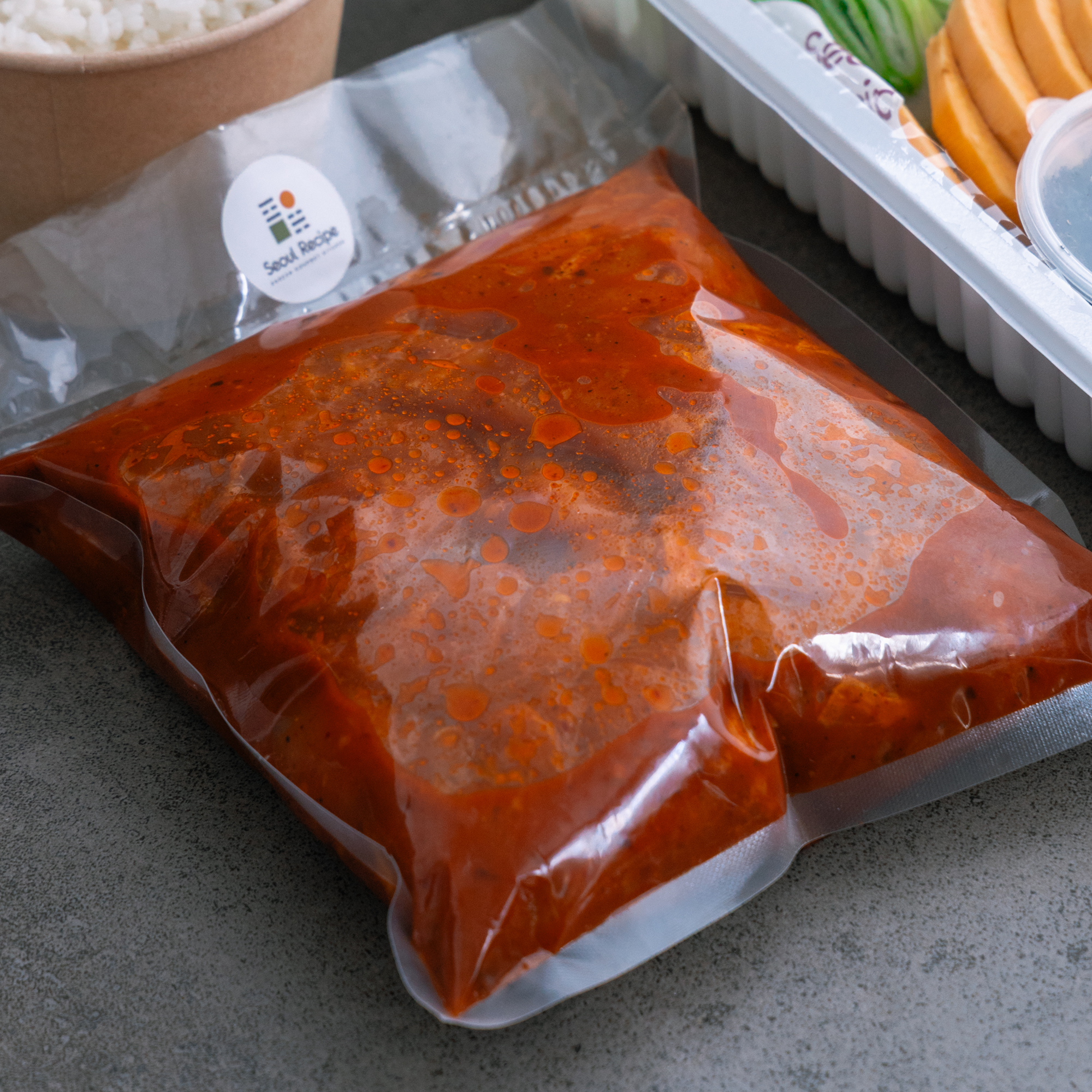 [Seoul Recipe] DIY Premium Spicy Chicken Galbi (Dakgalbi) (Frozen) 고급 매콤 닭갈비 (냉동) (3-4 portion/ 1KG chicken meat)