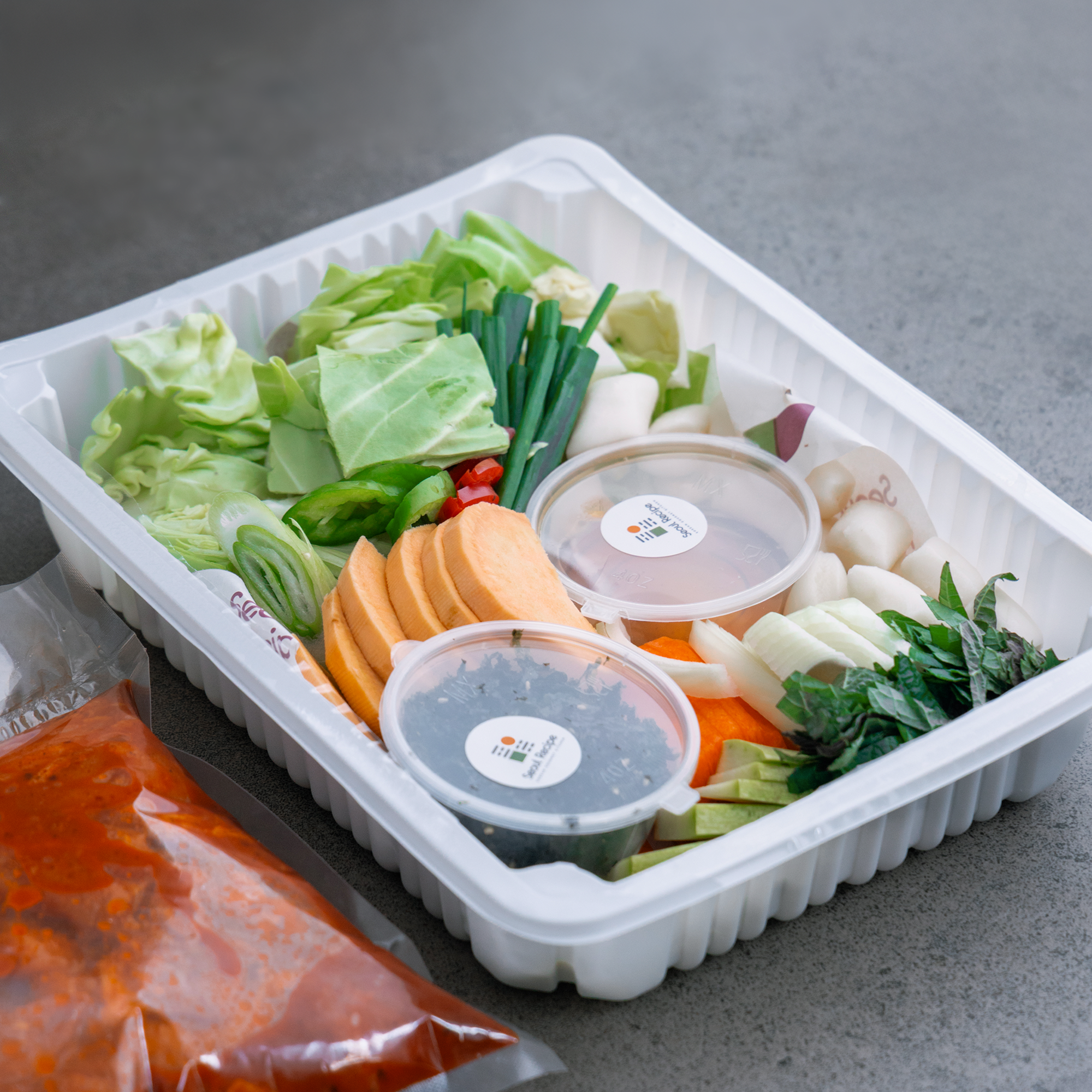 [Seoul Recipe] DIY Premium Spicy Chicken Galbi (Dakgalbi) (Frozen) 고급 매콤 닭갈비 (냉동) (3-4 portion/ 1KG chicken meat)