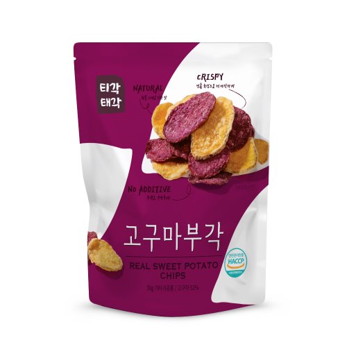 Deep-fried Sweet Potato Chips 고구마 부각 (60g)