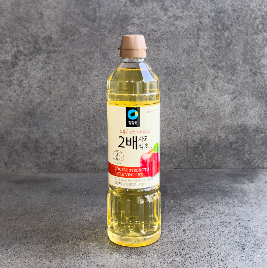 Double Strength Apple Vinegar (High Acidity) 청정원 2배 사과 식초 (900ml)
