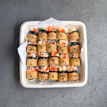 Load image into Gallery viewer, [Seoul Recipe] Dried Tofu Crabmeat Gimbap Rolls 유부 맛살 김밥 (20pcs)
