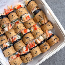 Load image into Gallery viewer, [Seoul Recipe] Dried Tofu Crabmeat Gimbap Rolls 유부 맛살 김밥 (20pcs)
