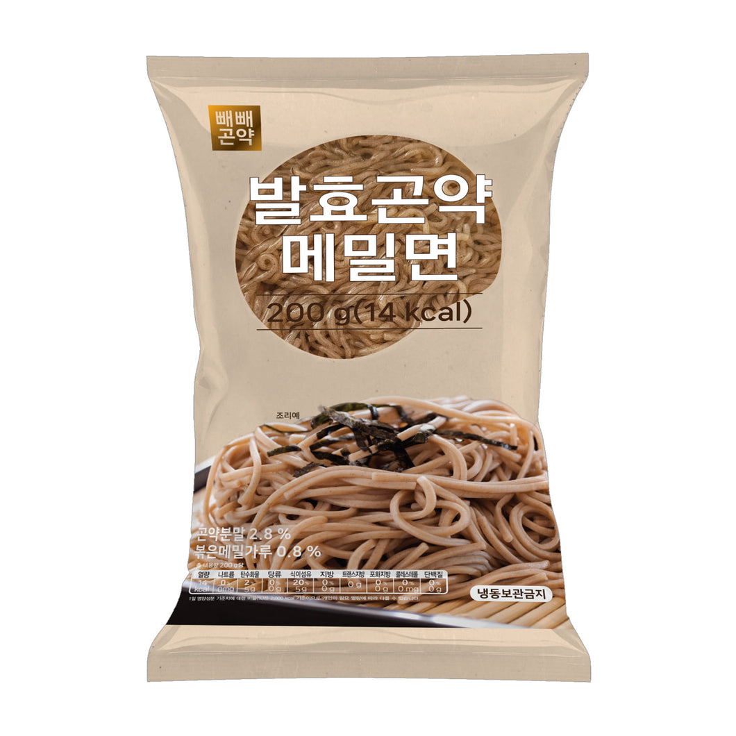 Fermented Konjac Buckwheat Noodles 발효 곤약 메밀면 (200g)