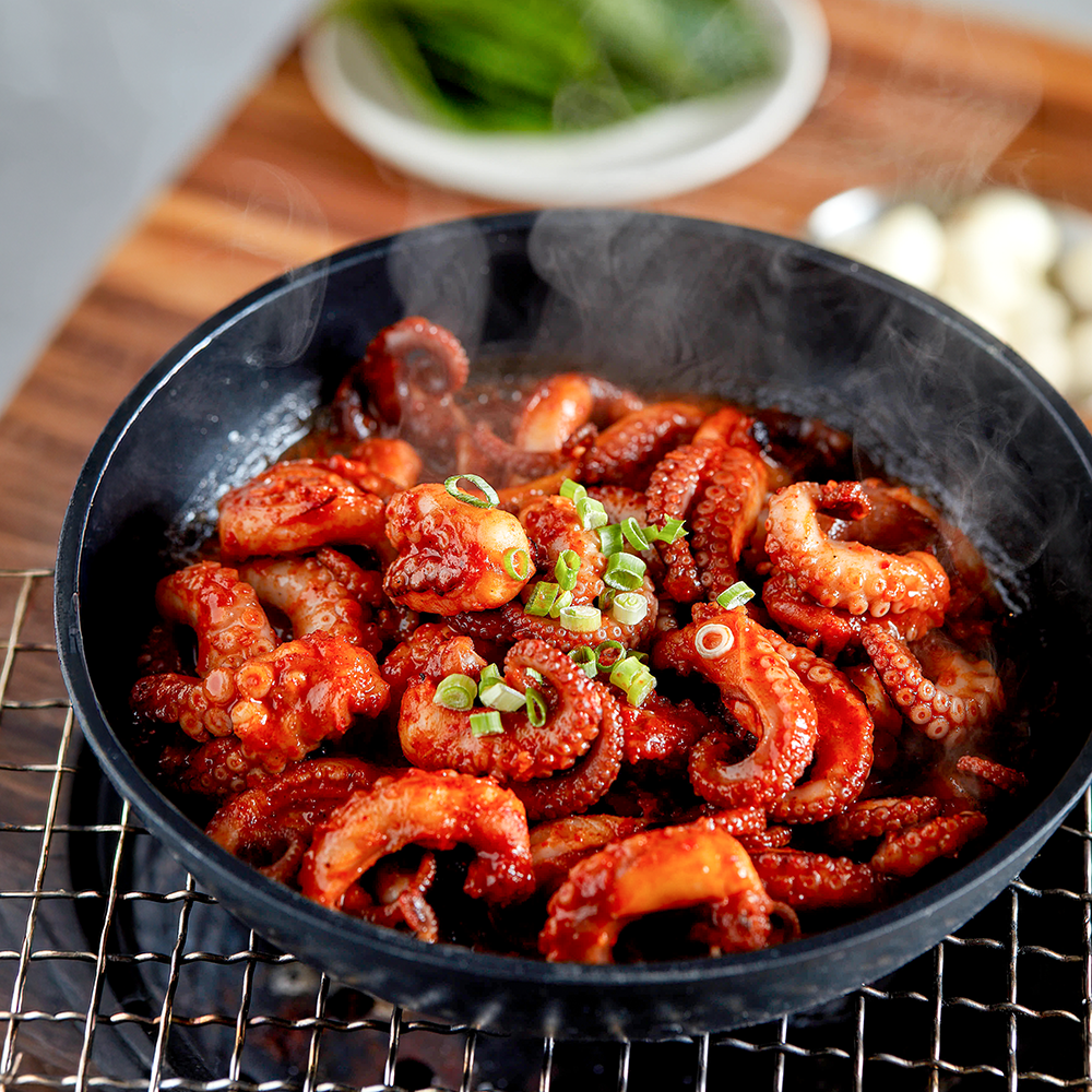MUI Makgeolli & Harin's Spicy Baby Octopus Set