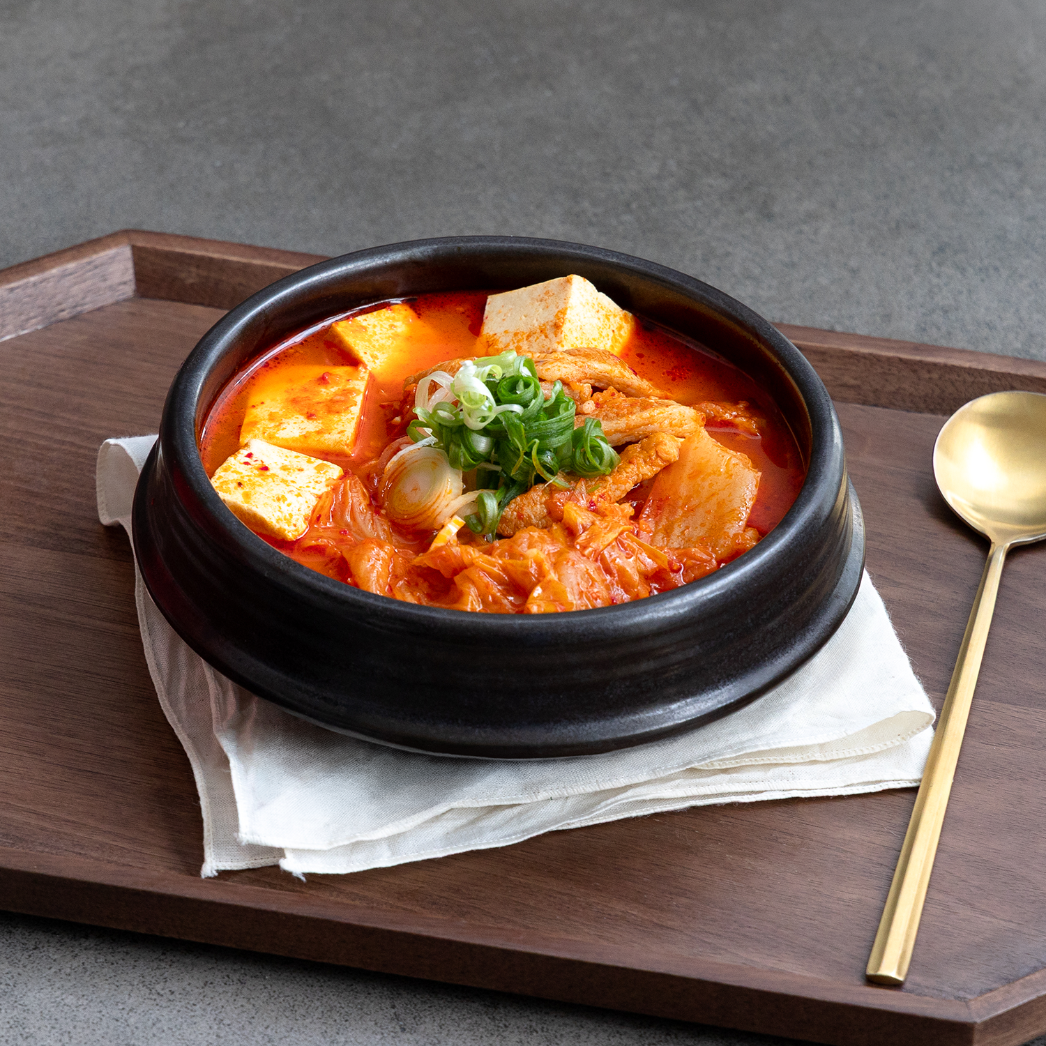 [Seoul Recipe] Homemade Kimchi Pork Jowl Stew 항정살 김치찌개 (1ppl)