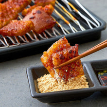 Load image into Gallery viewer, Hwarodakbal Charcoal Spicy Pork Skin 화로닭발 직화 돼지 양념 껍데기 (300g)
