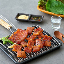 Load image into Gallery viewer, Hwarodakbal Charcoal Spicy Pork Skin 화로닭발 직화 돼지 양념 껍데기 (300g)
