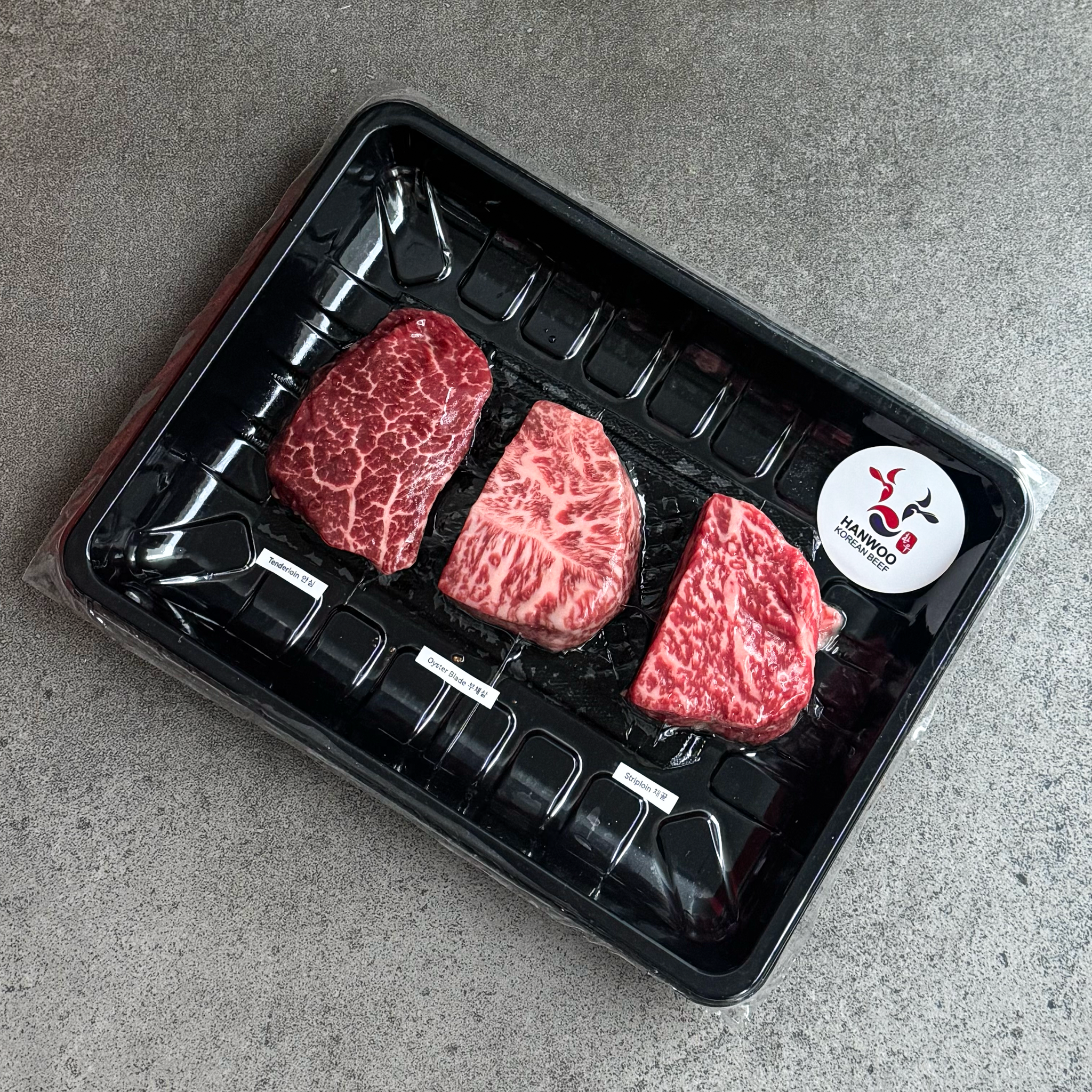 [Seoul Recipe] 1++ Korean Beef Tasting Set 1++ 한우 맛보기 모듬 세트 (3 Types, 300g)