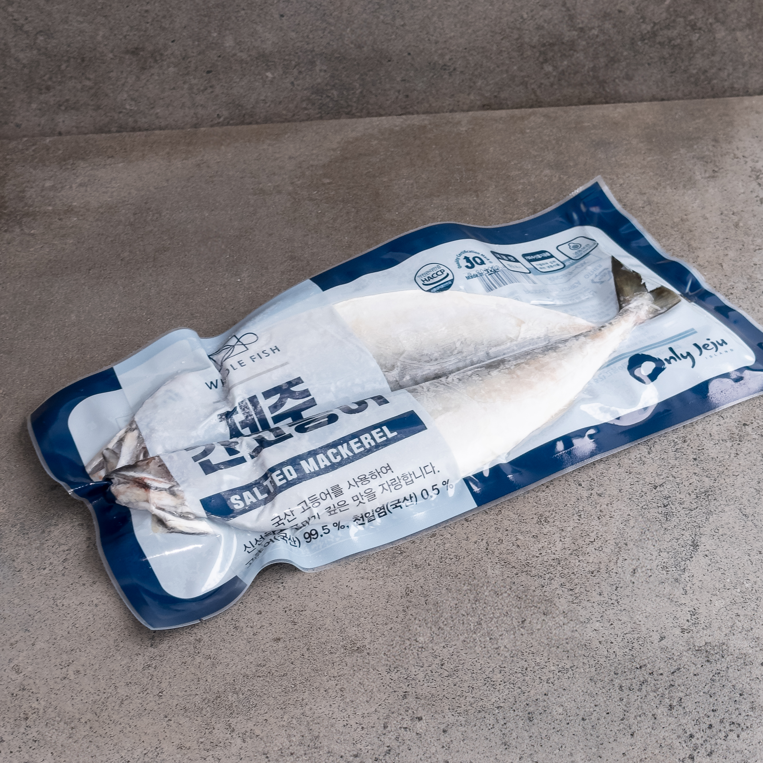 Jeju Salted Mackerel (Frozen) 제주 간 고등어 (냉동) (~350g)