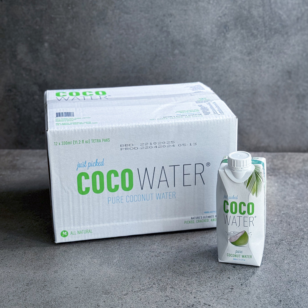 Just Picked CocoWater Pure Coconut Water 저스트픽 퓨어 코코넛 워터 (330ml)