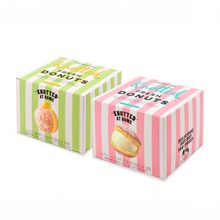 Load image into Gallery viewer, Knotted Cream Donut (Milk Cream / Vanilla Cream) 노티드 크림 도넛 (우유 생크림 / 바닐라 크림) (100g x 3ea)
