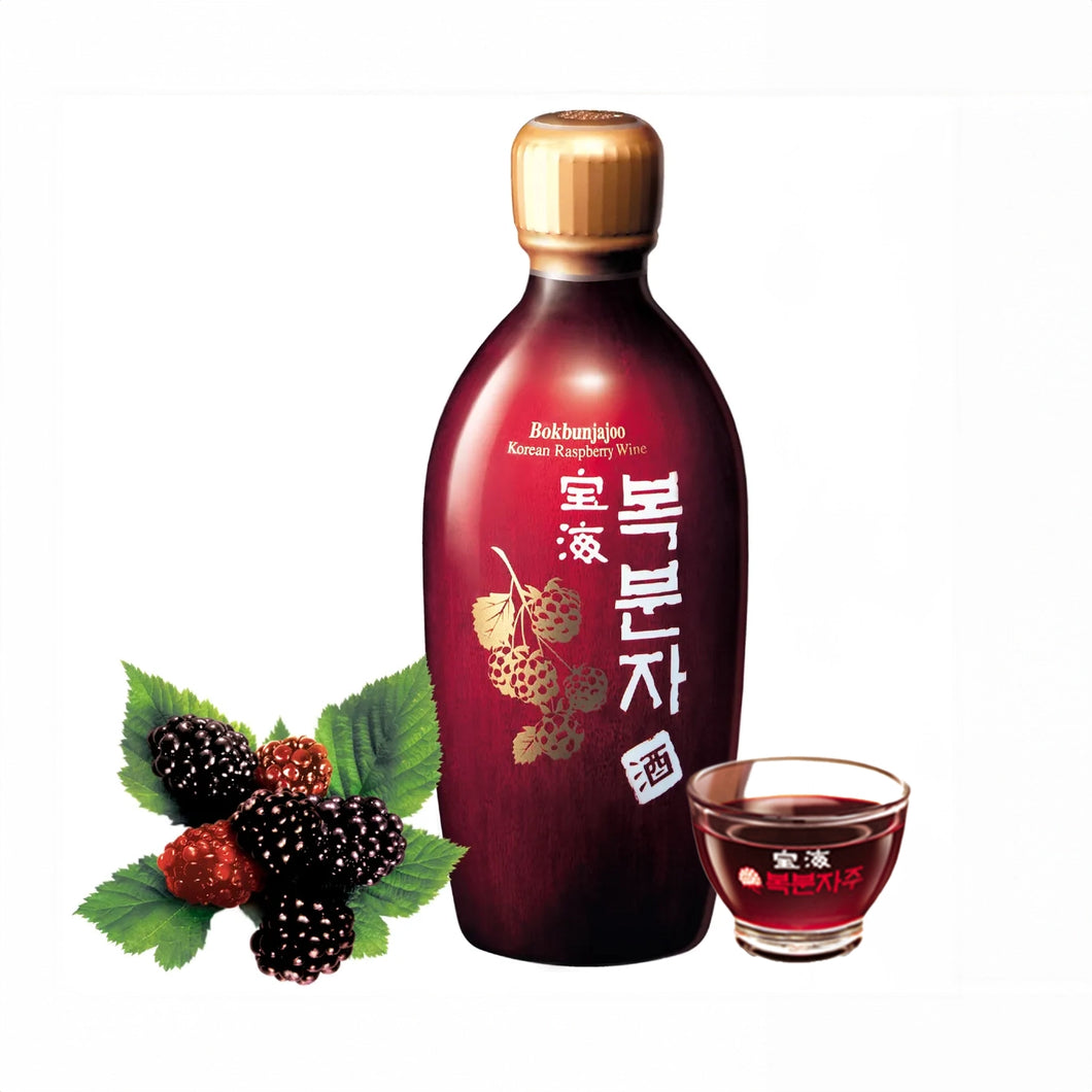 Korean Raspberry Wine 보해 복분자주 (375ml)