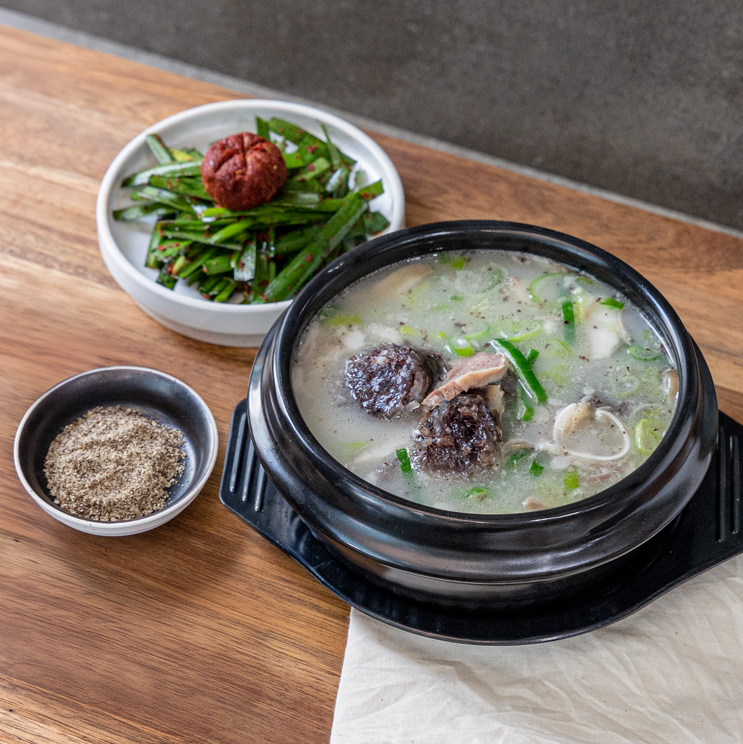[Seoul Recipe] Korean Sausage Soondae Soup Meal Kit 순대국 밀키트 (2ppl)
