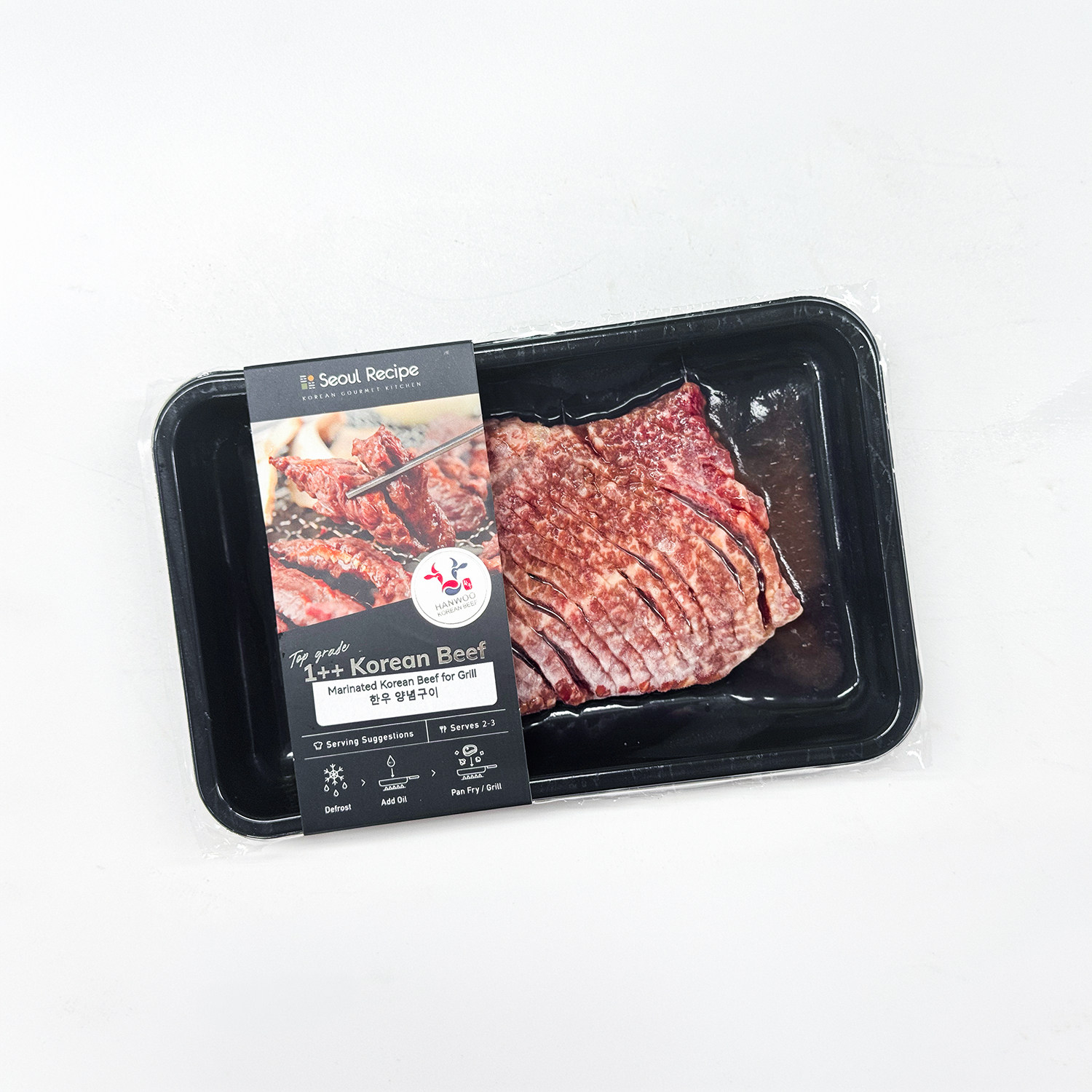 [Seoul Recipe] Marinated 1++ Korean Beef for Grill (Frozen) 한우 양념구이 (냉동) (150g)
