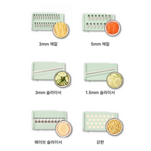 Load image into Gallery viewer, Miato All-in-one Stainless Steel Multipurpose Slicer (6-piece Set) 미아토 올인원 스텐 만능 채칼 (6종세트)
