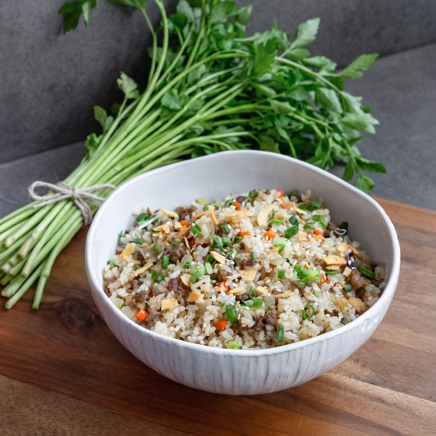 [Seoul Recipe] Bulgogi Minari Fried Rice 불고기 미나리 볶음밥 (400g / 800g / 1.5kg)