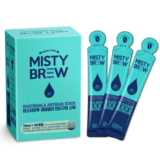 👩🏻[30% OFF] Misty Brew Guatemala Antigua Liquid Coffee Stick 미스티브루 과테말라 안티구아 액상 커피 스틱 (25ml x 30 Sticks)