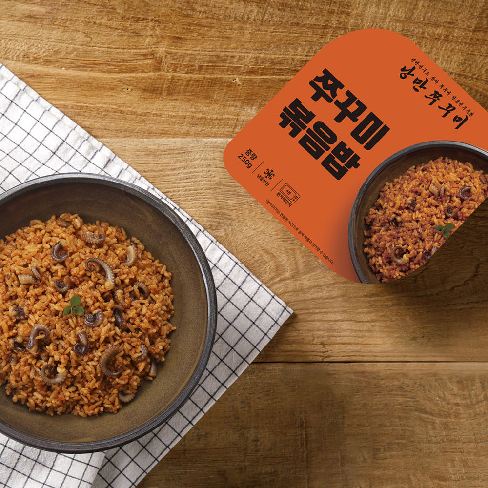 [NML] Nangman Microwavable Spicy Baby Octopus  Fried Rice (Frozen) 낭만 쭈꾸미 볶음밥 전자레인지용 (냉동) (250g)