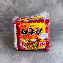 Load image into Gallery viewer, Neoguri Spicy Seafood Flavour Udon Noodles 너구리 (5 packs)
