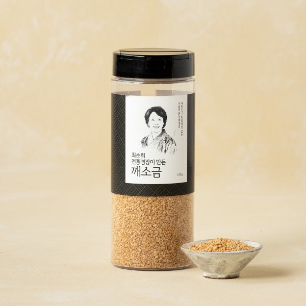 Roasted Sesame Seeds (Fine) 최순희 전통명장이 만든 깨소금 (180g)